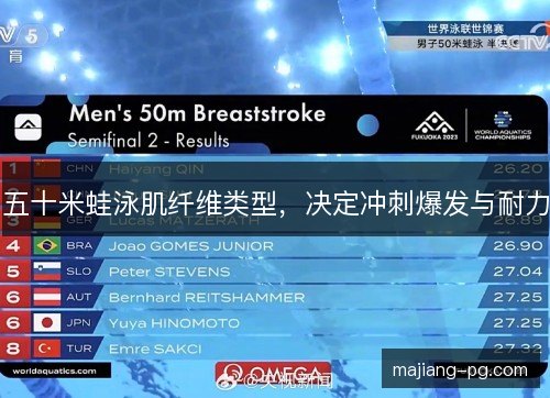 五十米蛙泳肌纤维类型，决定冲刺爆发与耐力
